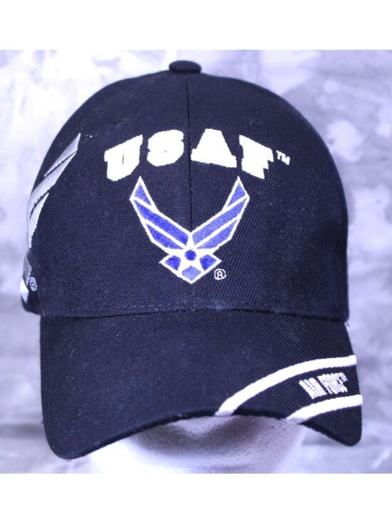 USAF Other - USAF United States Air Force Wings New Insignia w/ Air Force on Brim Strap Back